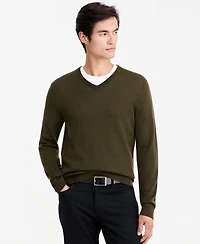 Alfani Men's Merino Wool V-Neck Sweater, Macy's Exclusive