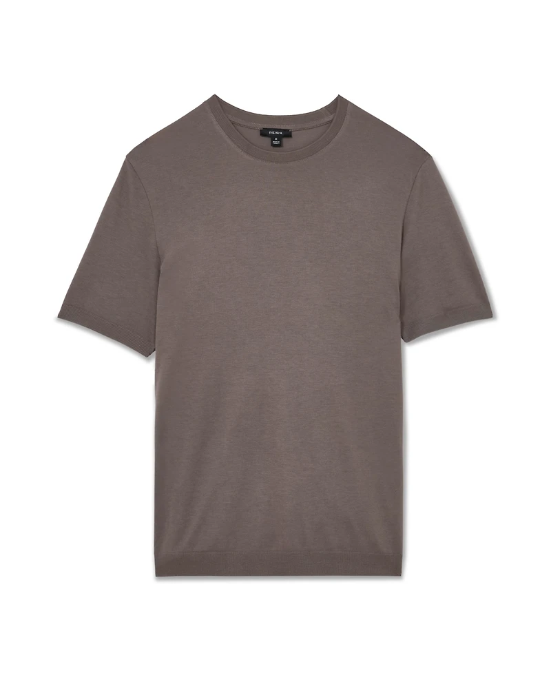 Reiss Men's Chad Fine Rib Crew Neck T-Shirt