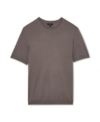 Reiss Men's Chad Fine Rib Crew Neck T-Shirt