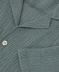 Reiss Men's Knox Textured Raglan Cuban Shirt