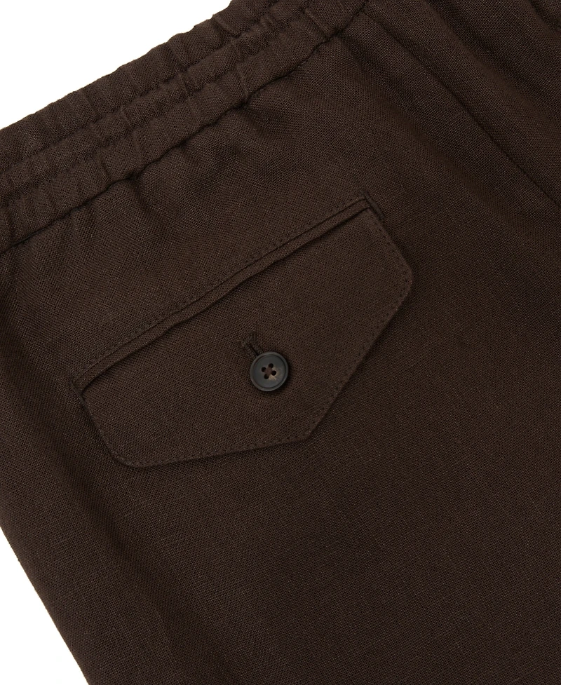 Reiss Men's Barges Relaxed Linen Drawstring Pants