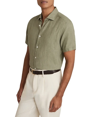 Reiss Men's Holiday Linen Shirt