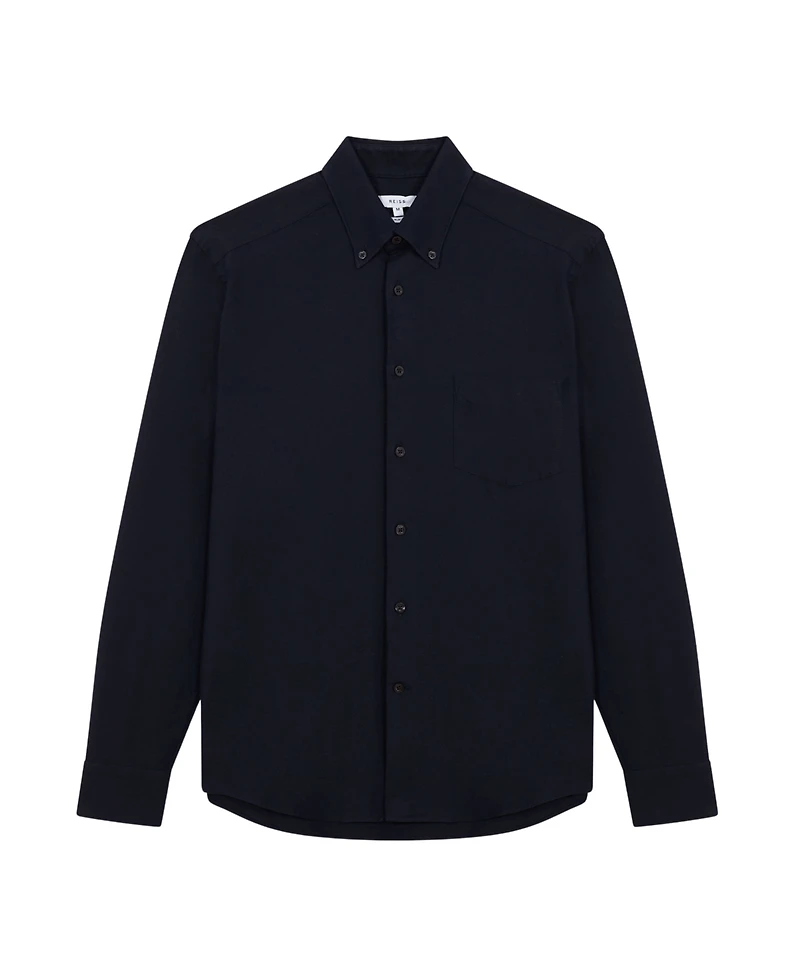 Reiss Men's Slim-Fit Button-Down Collar Cotton Oxford Shirt
