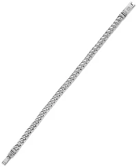 Esquire Men's Jewelry Double Layer Chain Bracelet in Stainless Steel