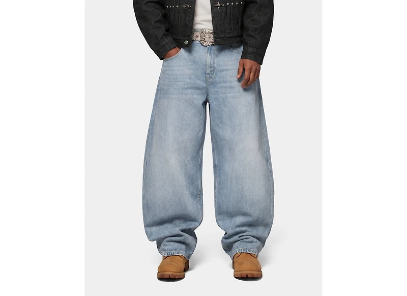 Aelfric Eden Men's Inverted Graphic Baggy Barrel Jeans