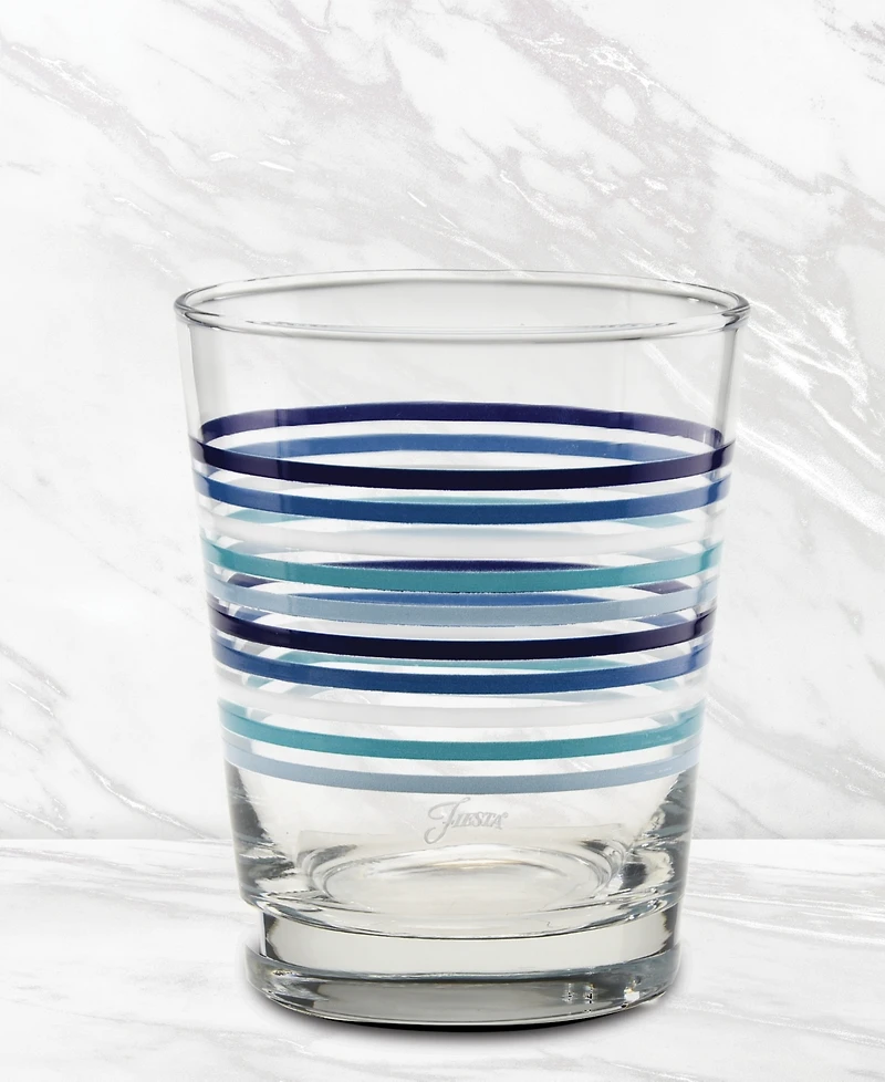 Fiesta Coastal Blues Double Old Fashioned Glasses, Set of 6