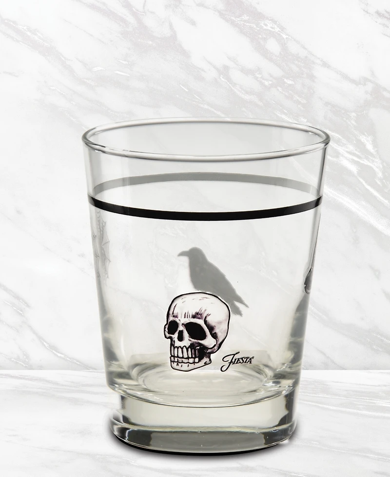 Fiesta Halloween Icons Double Old Fashioned Glasses, Set of 6