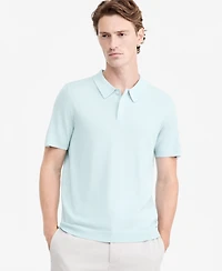 Alfani Men's Merino Wool-Blend Regular-Fit Polo Shirt, Macy's Exclusive