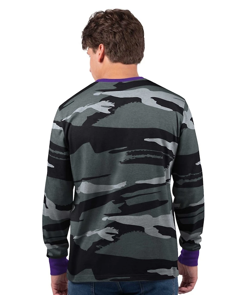 Starter Men's Gray Minnesota Vikings Thursday Night Gridiron Long Sleeve T-Shirt
