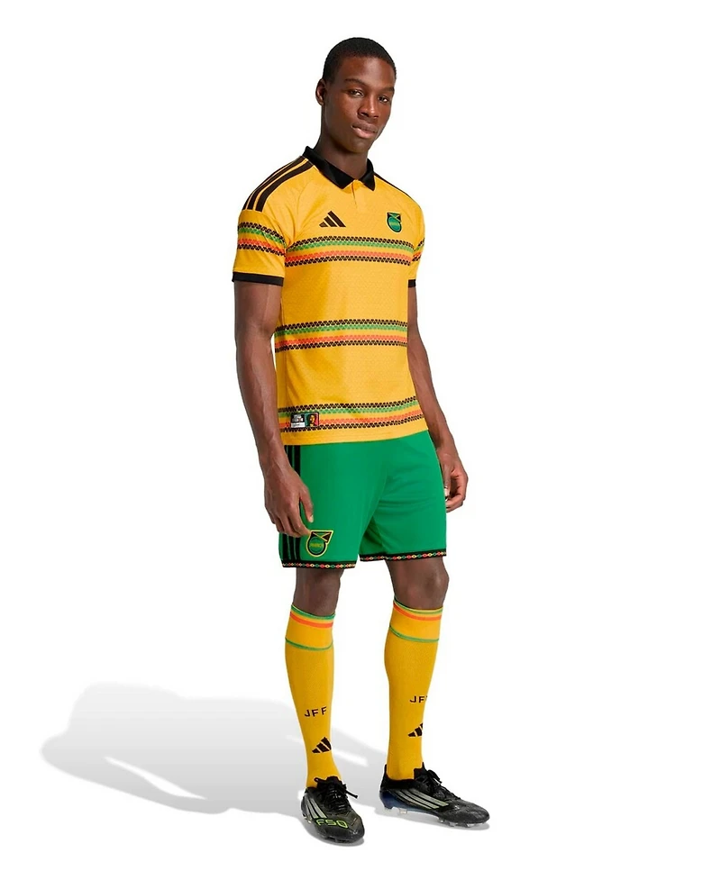 Adidas Men's Green Jamaica National Team Replica Shorts