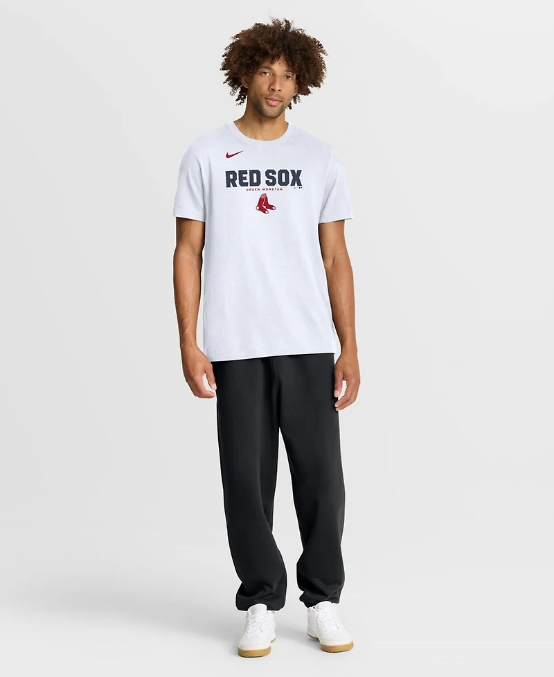 Nike Men's White Boston Red Sox Bold Team Name T-Shirt