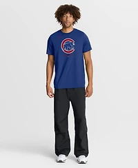 Nike Men's Royal Chicago Cubs Tri-Blend Logo T-Shirt