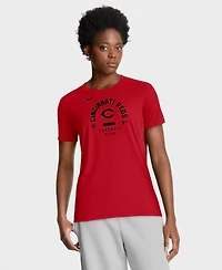 Nike Women's Red Cincinnati Reds Authentic Collection Early Work Tri-Blend Dri-fit T-Shirt