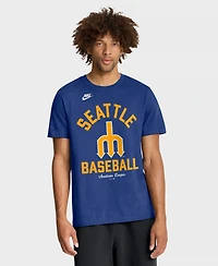 Nike Men's Royal Seattle Mariners Cooperstown Collection T-Shirt