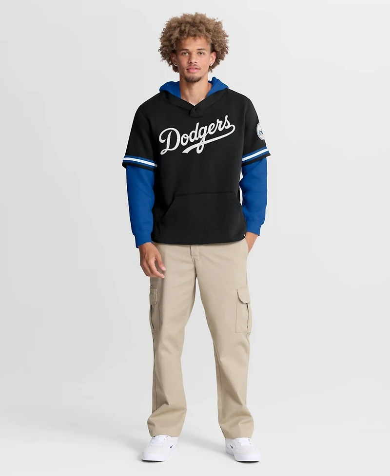 Fanatics Men's /Royal Los Angeles Dodgers Oversized Fire Speed Layered Hoodie