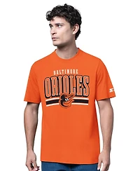 Starter Men's 2-Pack Heather Gray/Orange Baltimore Orioles Long Sleeve Short T-Shirt Set