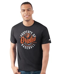 Starter Men's Black Baltimore Orioles Prime Time Property Of T-Shirt