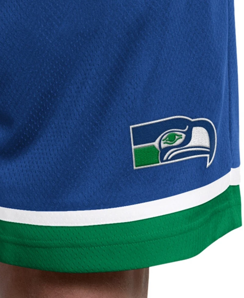 Starter Men's Royal Seattle Seahawks Throwback Power Play Mesh Shorts