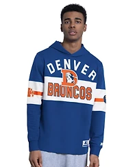 Starter Men's Blue Denver Broncos Fullback Jersey Hoodie