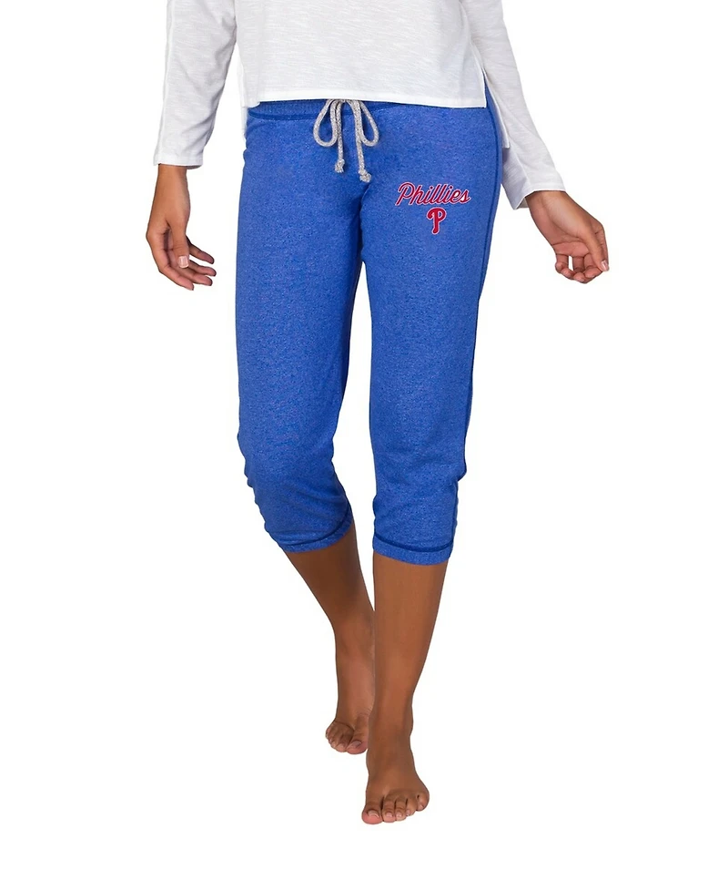 Concepts Sport Women's Royal Philadelphia Phillies Quest Knit Capri Pants