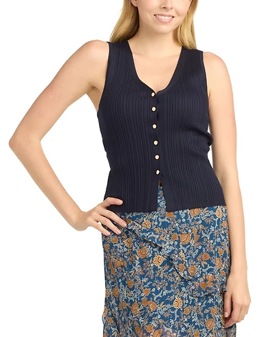 Bcx Women's Halter Vest Sweater