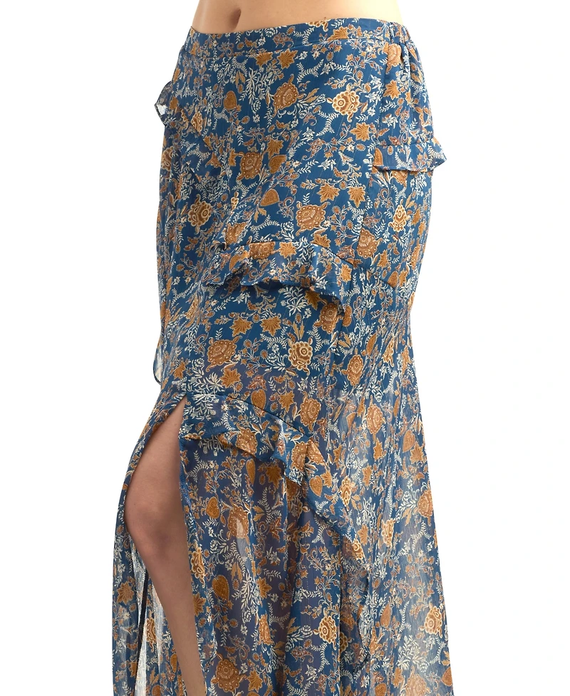 Bcx Women's Printed A-Line Skirt