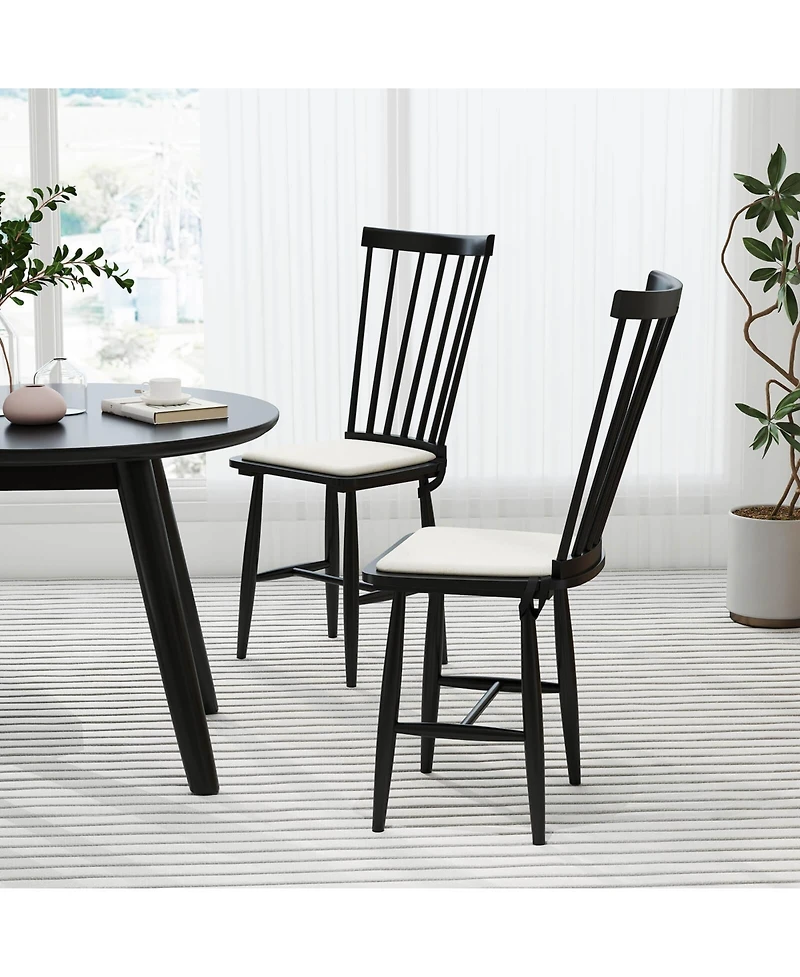 Costway Dining Chairs with Removable Seat Cushions for Room, Kitchen