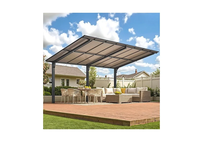 Aecojoy Gazebo Outdoor Pergola for Patio, Pergola Carport