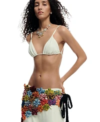 Desigual Women's Crochet flower pareo