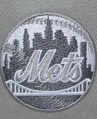 Mitchell & Ness Men's Gray New York Mets Thunderstorm Head Coach Pro-Crown Adjustable Hat