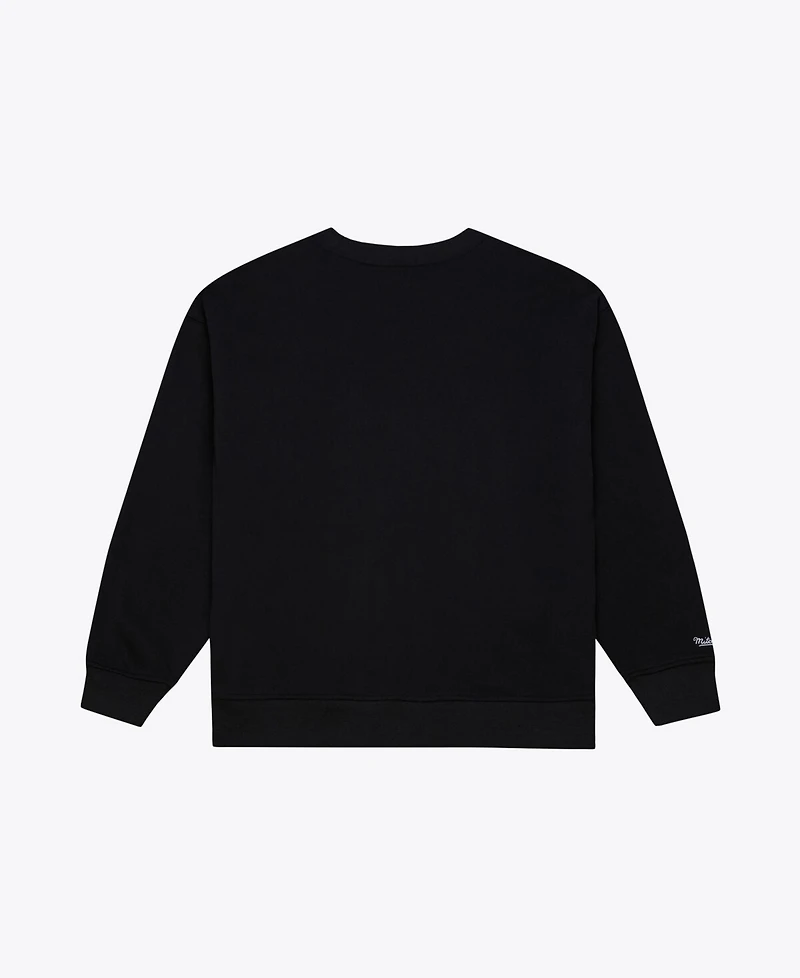 Mitchell & Ness Women's Black Boston Celtics Hardwood Classics Script Lightweight Sweatshirt