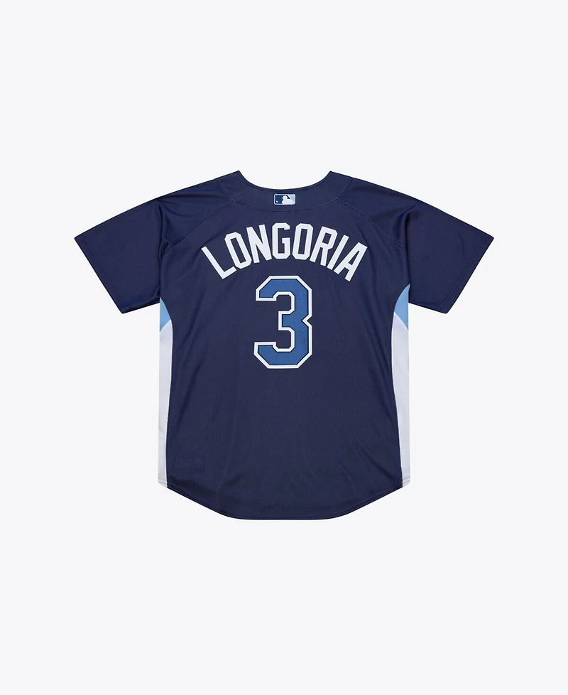 Mitchell & Ness Men's Evan Longoria Navy Tampa Bay Rays Authentic Batting Practice Jersey