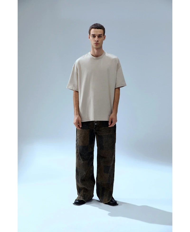 Pcfg Men's Cotton Your Itch Acid Washed Tshirt