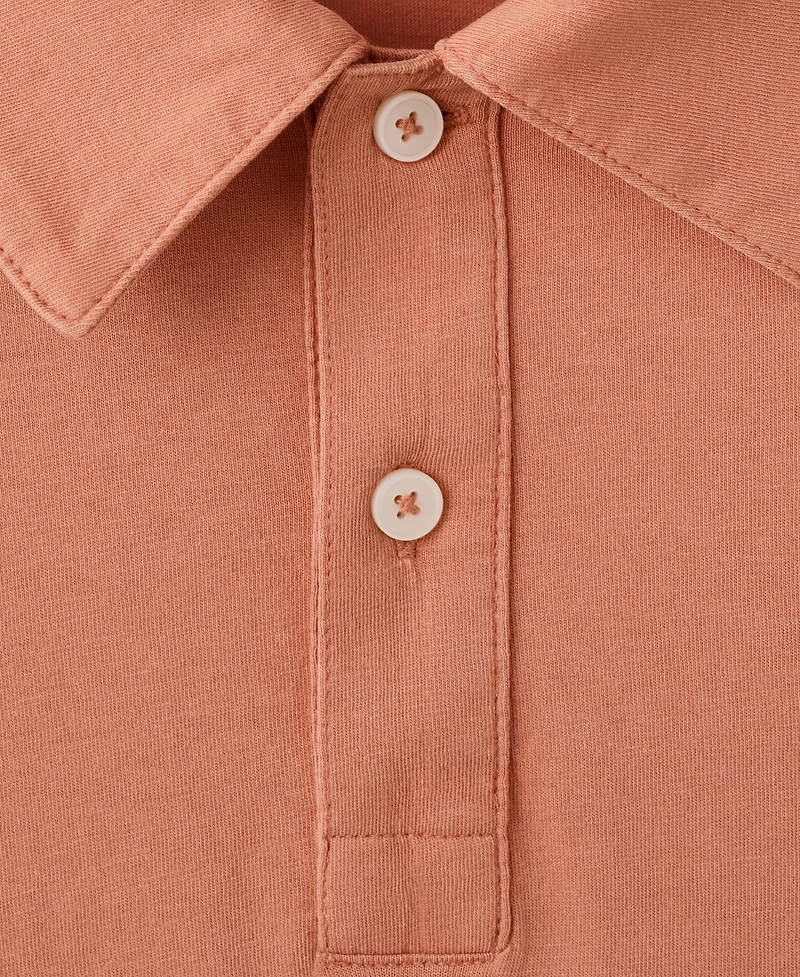 Mango Men's Cotton Pique Polo Shirt