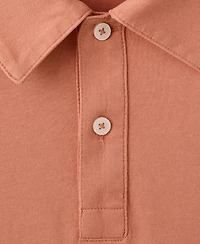 Mango Men's Cotton Pique Polo Shirt