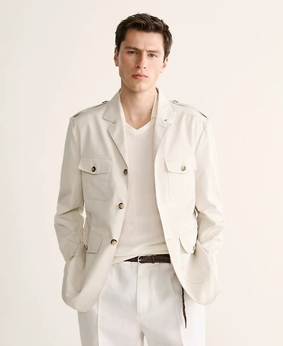 Mango Men's Italian Cotton Jacket