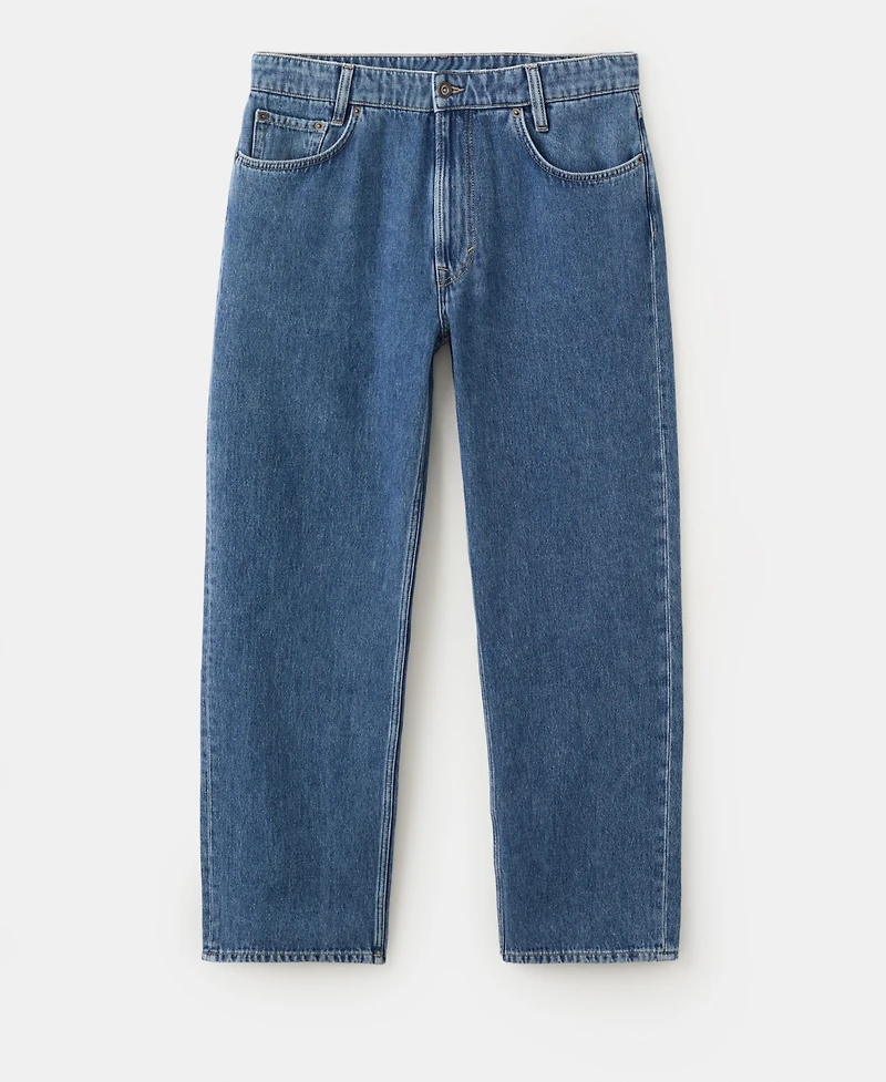 Mango Men's Cotton Relaxed-Fit Jeans