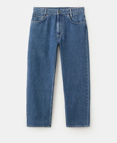Mango Men's Cotton Relaxed-Fit Jeans