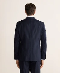 Mango Men's Wool Venice Striped Suit Jacket