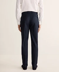 Mango Men's Wool Venice Striped Suit Pants