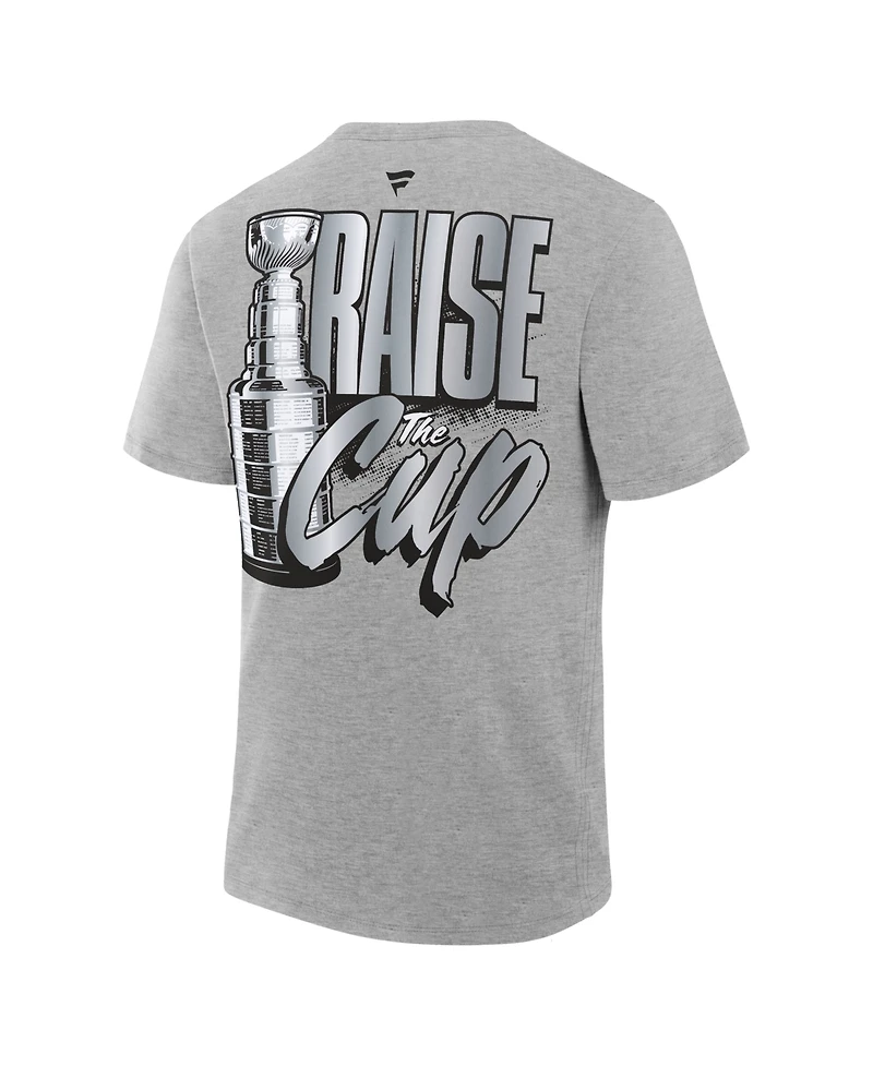 Fanatics Men's Gray Carolina Hurricanes 2026 Nhl Stanley Cup Champions Authentic Locker Room T-Shirt