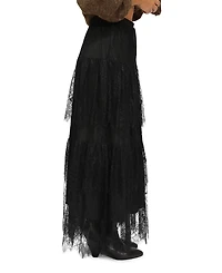 Belle & Bloom Women's Dreamy Days Lace Tiered Skirt