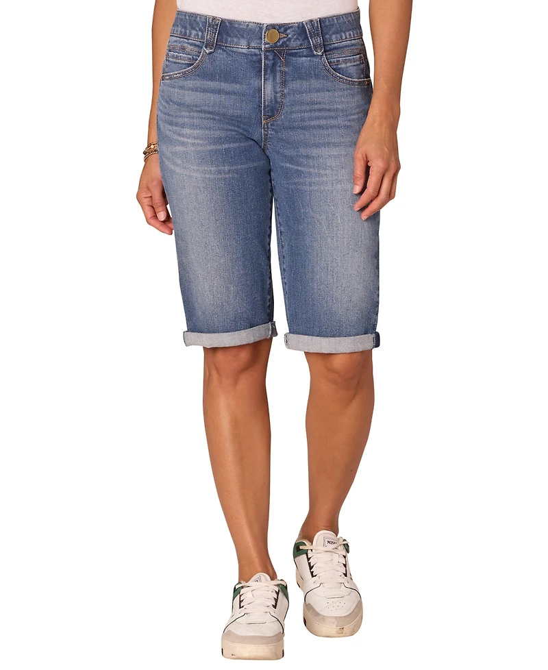 Democracy Petite AbSolution Mid-Rise Bermuda Shorts
