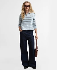 Barbour Women's Ashwell Long-Sleeve Polo Top