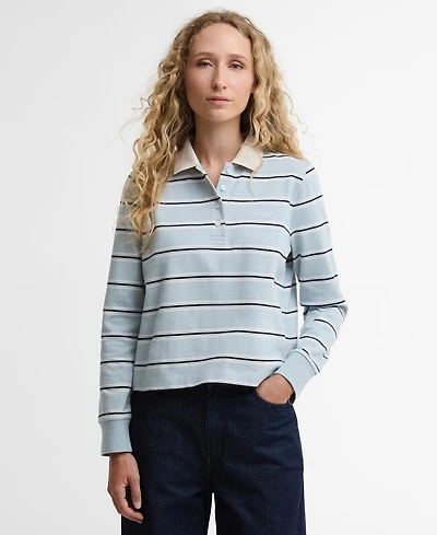 Barbour Women's Ashwell Long-Sleeve Polo Top