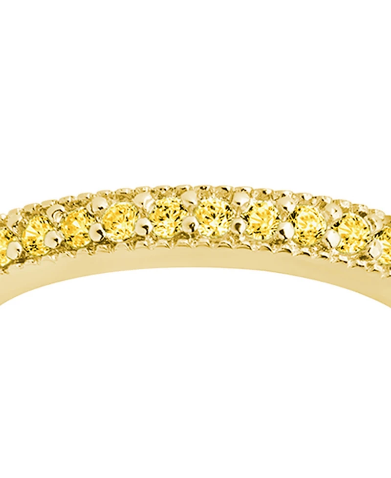 Sterling Forever 2.5mm Thin Cubic Zirconia Band Ring