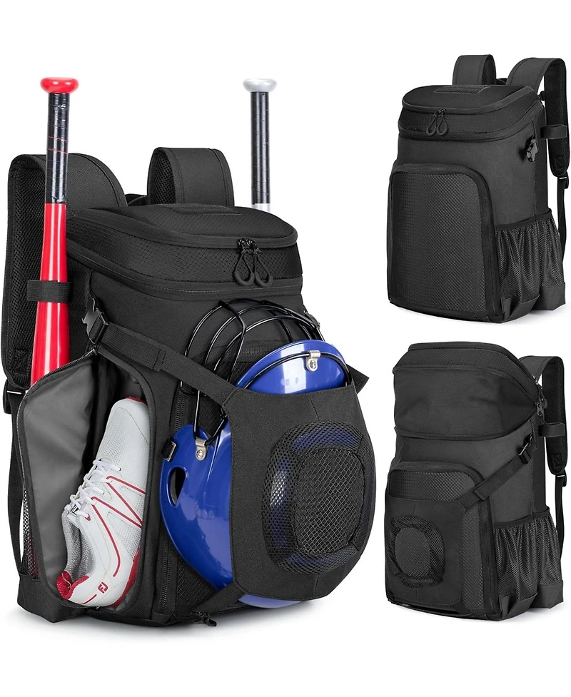 Furlihong Baseball Bag for Adult and Youth – Backpack Softball with Helmet Holder, Shoe Compartment Fence Hook