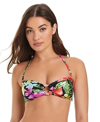 Red Carter Women's Casablanca O-Ring Bandeau Bikini Top