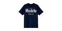 Modelo Men's Especial Logo Navy Crew Neck Tee - 3XL