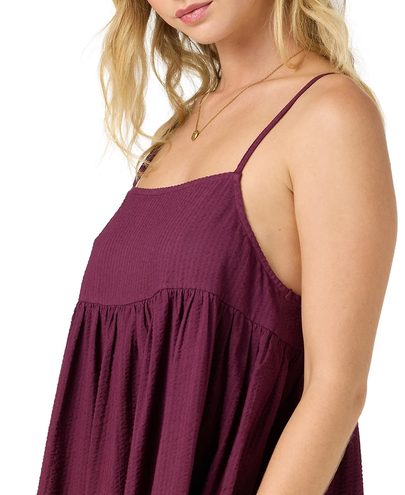 O'Neill Women's Rilee Square Neck Cover-Up Mini Dress